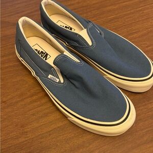 Vans Men's Navy Slip-On Loafers